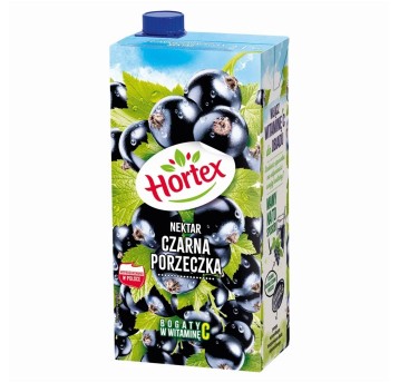 Nektar owocowy HORTEX czarna porzeczka karton 2L