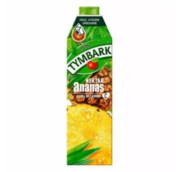 Nektar owocowy TYMBARK ananas karton 1L
