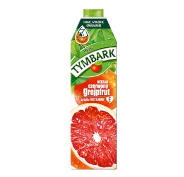 Nektar owocowy TYMBARK czerwony grejpfrut karton 1L