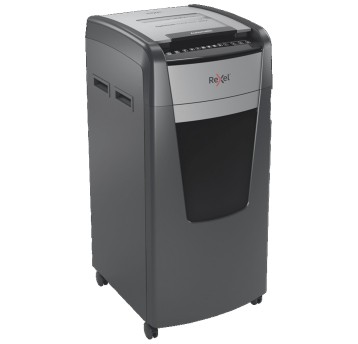 Niszczarka REXEL OPTIMUM AUTOFEED+ 600M ścinki 2 x 15mm | P-5 | 110L automatyczny podajnik papieru [2020600MEU]