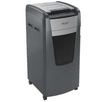 Niszczarka REXEL OPTIMUM AUTOFEED+ 750M ścinki 2 x 15mm | P-5 | 140L automatyczny podajnik papieru [2020750MEU]