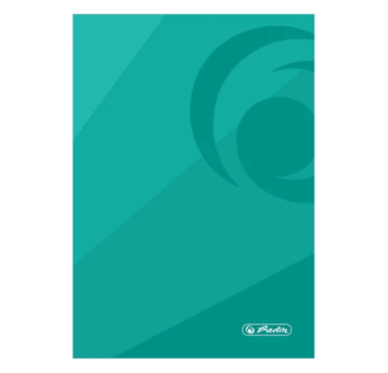 Notatnik A5 gładki 50 kartek HERLITZ X.BOOK miękka kol. turkusowy [9584673]
