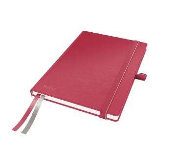 Notatnik A5 kratka 80 kartek LEITZ COMPLETE twarda kol. czerwony [44770025]