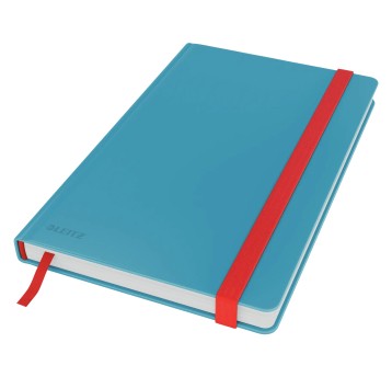 Notatnik A5 kratka 80 kartek LEITZ COSY twarda kol. niebieski [44540061]