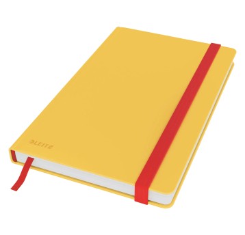 Notatnik A5 kratka 80 kartek LEITZ COSY twarda kol. żółty [44540019]