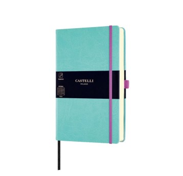 Notes A5 linia 192 stron 90g CASTELLI AQUARELA JADE GREEN kol. zielony 13 x 21cm [9578055]