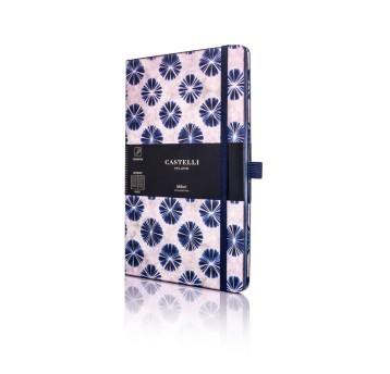 Notes A5- linia 224 stron 80g CASTELLI SHIBORI FLOWERS 13 x 21cm [9574039]