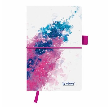 Notes A5 linia 96 stron 80g HERLITZ MY.BOOK FASHION SPLASH PINK kol. różowy 14,8 x 21cm [50003303]
