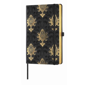 Notes B5- linia 192 stron 80g CASTELLI BAROQUE GOLD kol. czarno-złoty 19 x 25cm [9572629]