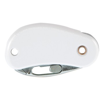 Nóż bezpieczny składany PHC PSC2 kol. biały z ukrytym ostrzem [BH-PSC2-100]