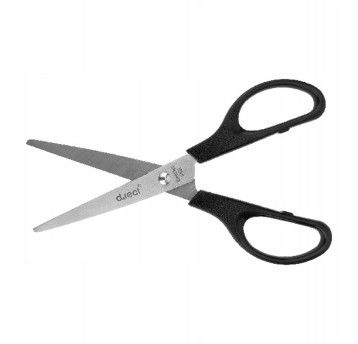 Nożyczki biurowe D.RECT PO-16 16cm praworęczne [110912]