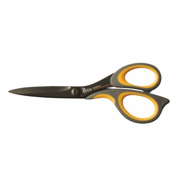 Nożyczki biurowe TETIS 17,5cm praworęczne [GN280-YB]