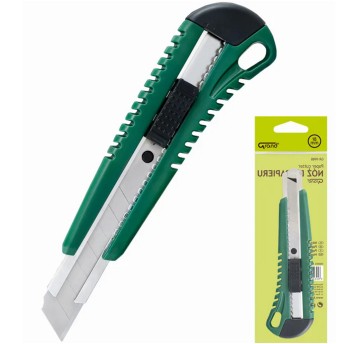 Nożyk z wymiennym ostrzem uniwersalny 21cm 18mm GRAND kol. zielony [130-1190]