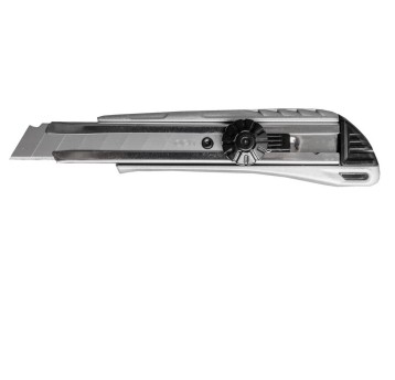 Nożyk z wymiennym ostrzem wzmocniony 15,5cm 18mm D.RECT 2045 kol. srebrny [009365]