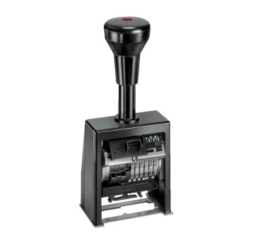 Numerator automatyczny samotuszujący 8 cyfrowy 4,5mm REINER B8K tworzywo [REB8K]