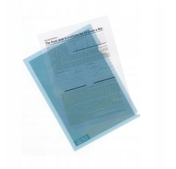 Obwoluta A4 L krystaliczna PLUS kol. niebieski kamuflażowa 5 szt. [205224]