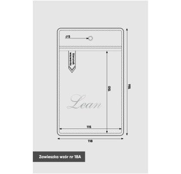 Obwoluta A6 U na wywieszki magazynowe