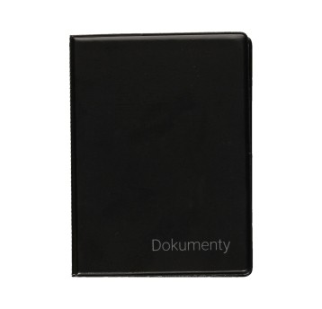 Obwoluta na dokumenty z dowodem rejestracyjnym BIURFOL kol. czarny [OD-20-05]