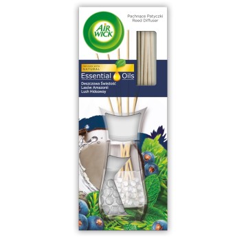 Odświeżacz powietrza pachnące patyczki AIR WICK Deszczowa Świeżość Lasów Amazonii 30ml bez mokrej mgiełki