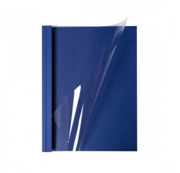 Okładka kanałowa A4+ 10 szt. OPUS SOFTCLEAR C kol. granatowy [634200]