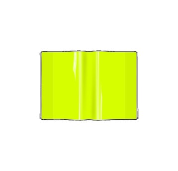 Okładka na zeszyt uniwersalna A4 BIURFOL kol. żółty neonowy [OZN-A4-02]