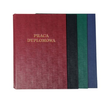 Okładka twarda A4+ OPUS O.HARD COVER PRACA DYPLOMOWA okleina karton kol. czarny 10 szt. [643134]