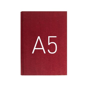 Okładka twarda A5+ OPUS O.HARD COVER CLASSIC okleina karton kol. bordowy system Metalbind 10 szt. [608126]