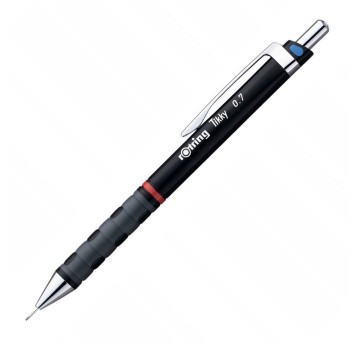 Ołówek automatyczny z gumką ROTRING Tikky III kol. czarny 0,7mm [S0770510 / 1904696]