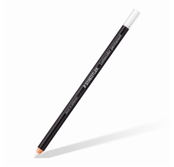 Ołówek wodoodporny bez gumki STAEDTLER kol. czarno-biały grafit biały [108-20-0]