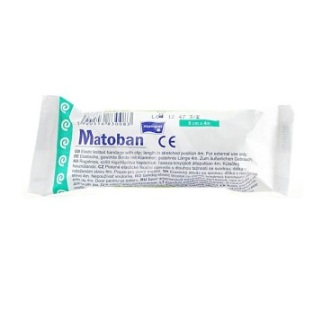 Opaska podtrzymująca z zapinką niejałowa 5m x 8cm MATOPAT Matoban elastyczna [MA-123-BA50-001]