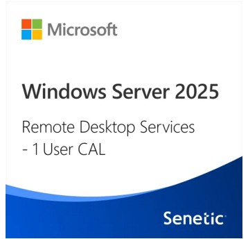 Oprogramowanie dostępowe licencja elektroniczna MICROSOFT Windows Server 2025 RDS - 1 User CAL komercyjna wieczysta [DG7GMGF0PWHB:0004]