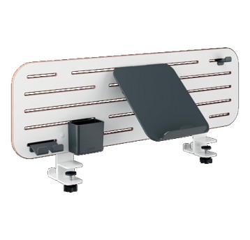 Organizer na akcesoria mocowany do biurka LEITZ ERGO kol. biały z uchwytem na laptopa [65490000]