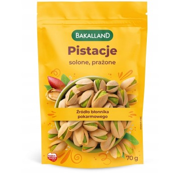 Orzechy pistacje prażone BAKALLAND 70g