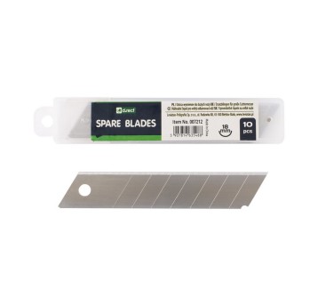 Ostrza do noża 18mm D.RECT 7212 kol. srebrny 10 szt. [007212]