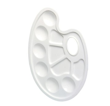 Paleta do mieszania farb HERLITZ 10 wgłębień 23 x 17cm [8643033]