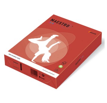Papier kolorowy A3 80g 500 arkuszy MAESTRO kol. czerwony intensywny [CO44]