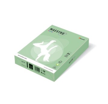 Papier kolorowy A4 160g 250 arkuszy MAESTRO kol. jasnozielony pastel [MG28]