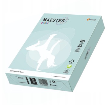 Papier kolorowy A4 80g 500 arkuszy MAESTRO kol. jasnoniebieski [BL29]