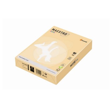 Papier kolorowy A4 80g 500 arkuszy MAESTRO kol. mocna wanilia pastel, ircha [CH32]