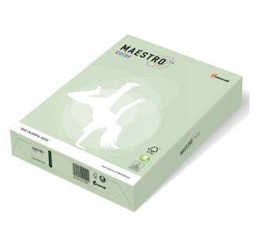 Papier kolorowy A4 80g 500 arkuszy MAESTRO kol. pistacjowy pastel [GN27]