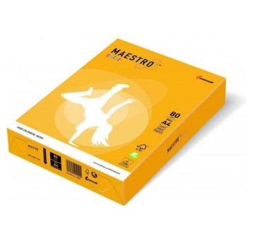 Papier kolorowy A4 80g 500 arkuszy MAESTRO kol. słoneczny [SY40]