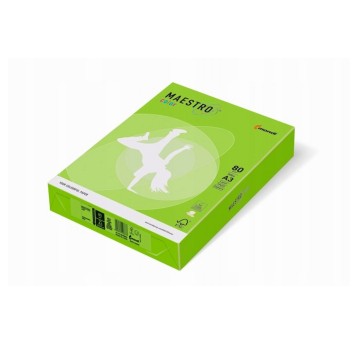 Papier kolorowy A4 80g 500 arkuszy MAESTRO kol. zielony [MA42]