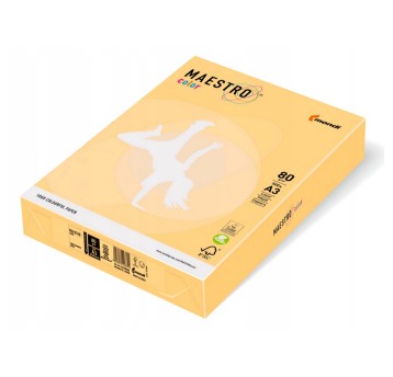 Papier kolorowy A4 80g 500 arkuszy MAESTRO kol. złoty trendy [GO22]