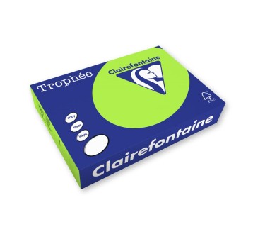 Papier kolorowy A4 80g 500 arkuszy TROPHEE kol. zielony neonowy [42975]