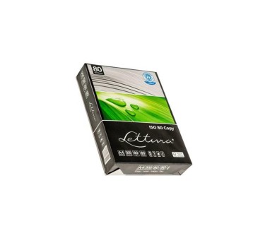 Papier ksero A4 80g 500 arkuszy LETTURA ECO ISO 60 ekologiczny [LET480/W60]