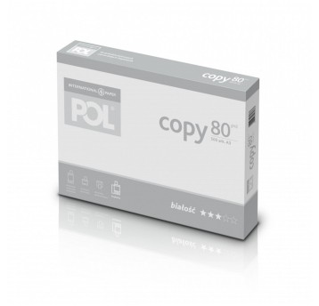 Papier ksero biały A3 80g 500 arkuszy POLCOPY 146CIE