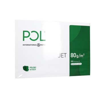 Papier ksero biały A3 80g 500 arkuszy POLJET 166CIE