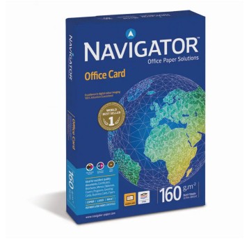 Papier ksero biały A4 160g 250 arkuszy NAVIGATOR OFFICE CARD 169CIE [82487A16 SB]