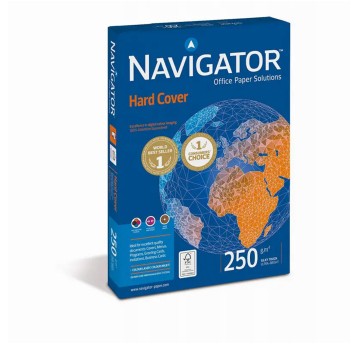 Papier ksero biały A4 250g 125 arkuszy NAVIGATOR HARD COVER 169CIE 824837A25 SB