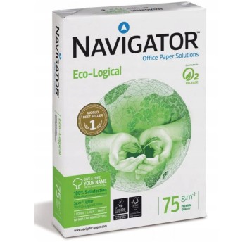 Papier ksero biały A4 75g 500 arkuszy NAVIGATOR Eco Logical 169CIE [82467A75 SB]